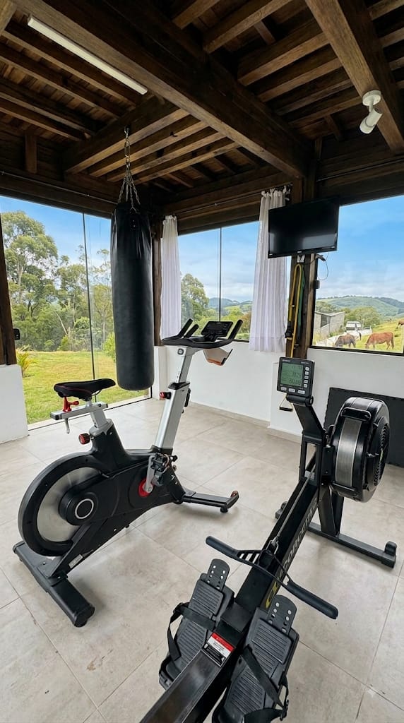 Explore alem da cabana - Espaco fitness