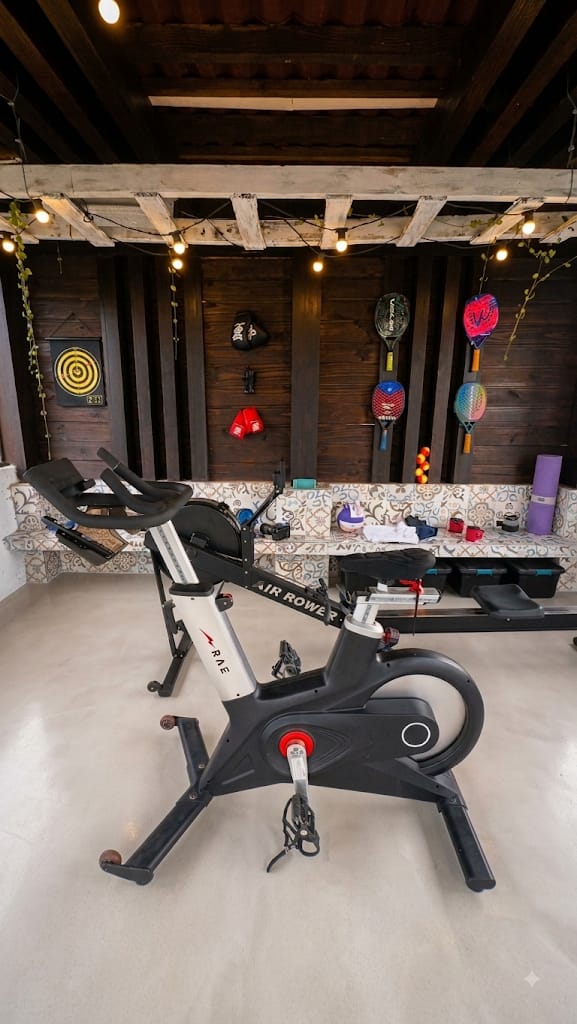 Explore alem da cabana - Espaco fitness